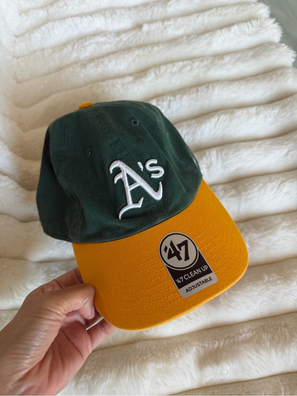 47 Oakland A's Green and Gold Two-Tone Adjustable Cap